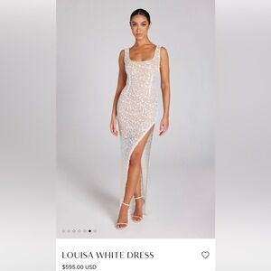 Nadine Merabi Louisa White Dress (XS)